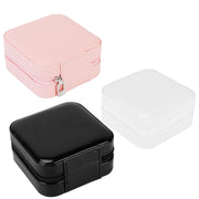 Mini Jewelry Storage Box Portable Ring Earring Necklace Storage Travel Case