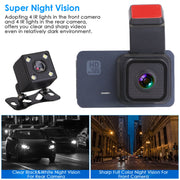 1080P Dual Lens Car Dash Cam Recorder