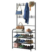 Coat Hat Rack Shoe Storage Shelf