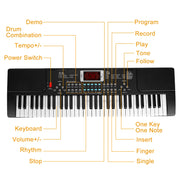 61 Keys Digital Music Electronic Keyboard