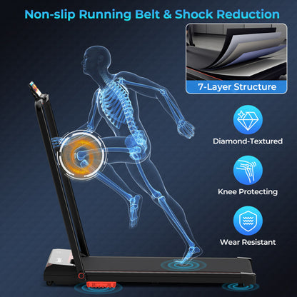 Home Fitness & Relaxation Set ‚Äì 3 in 1 Folding Treadmill and Modern Accent Chair