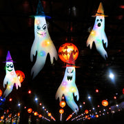 4Pcs Halloween Ghosts With Witch Hats