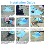 4–6 Person Waterproof Outdoor Tent