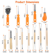 13Pcs Halloween Pumpkin Carving Kit