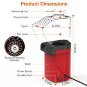 Easy Popcorn Maker with 8-Cup Capacity