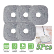 5Pcs Microfiber Mop Pads