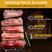 100FT Smart Wireless Meat Thermometer