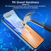 2Pcs HD Clear Screen Protectors Tempered Glass Film Full Coverage Screen Protector Fit