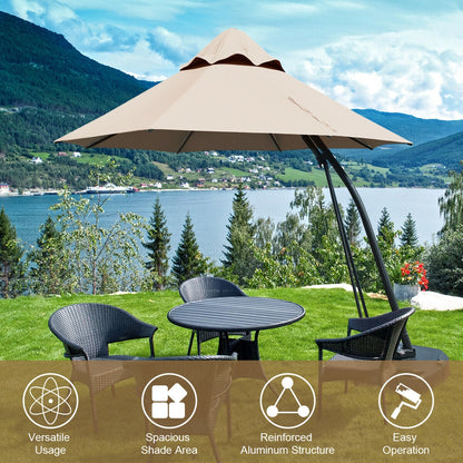 Outdoor Round Sphere Water Fountain with LED Lights and Pump