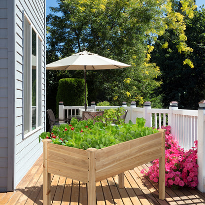 49‚Äô‚Äô x 23‚Äô‚Äô x 30‚Äô‚Äô Wooden Raised Vegetable Garden Bed