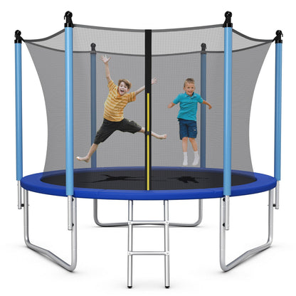 Outdoor Trampoline with Safety Closure Net