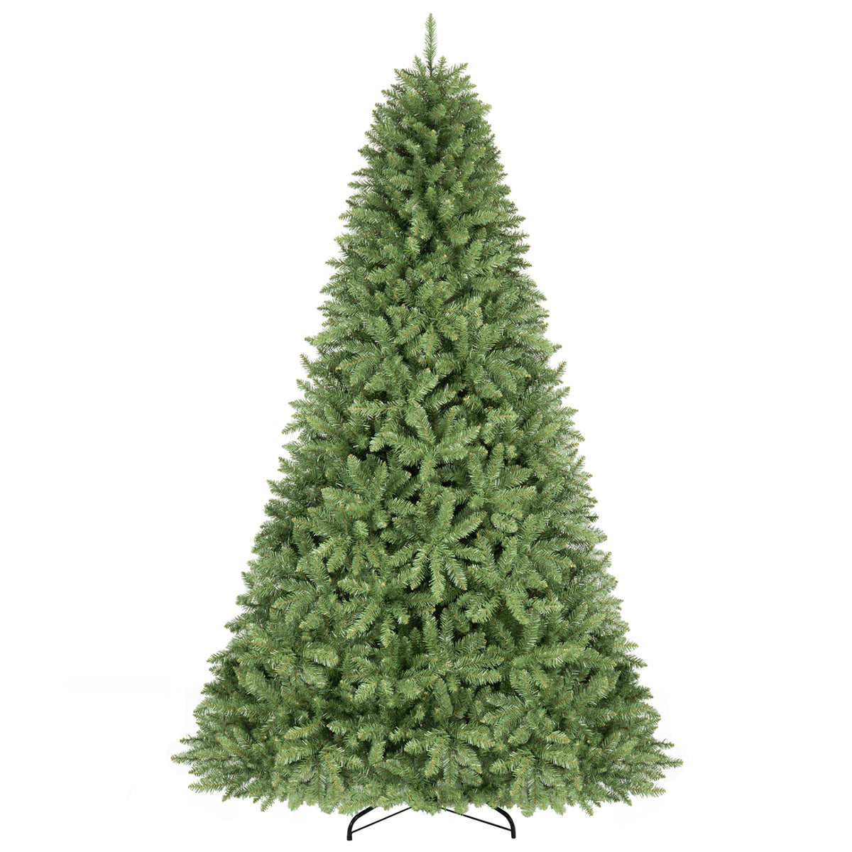 Artificial Christmas Tree with Hinged Branches & Metal Stand