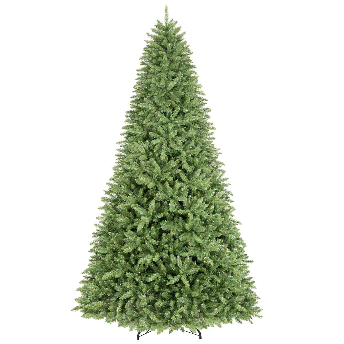 Artificial Christmas Tree with Hinged Branches & Metal Stand