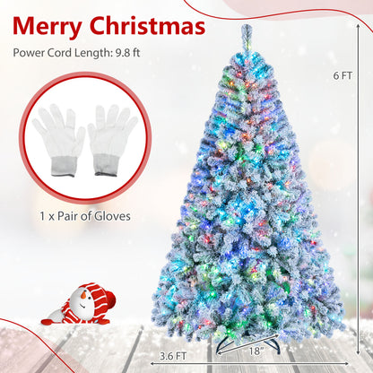 6 FT Smart Pencil Christmas Tree with RGB Lights & Music Sync