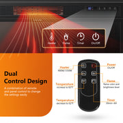 28" Electric Fireplace with Remote