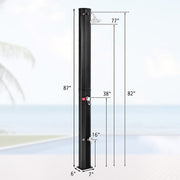 7.2 Feet Adjustable Outdoor Solar Heating Shower Head