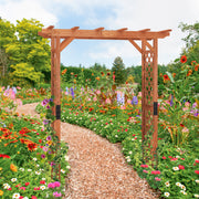 7 Feet Garden Wooden High Arbor Arch Plant Pergola