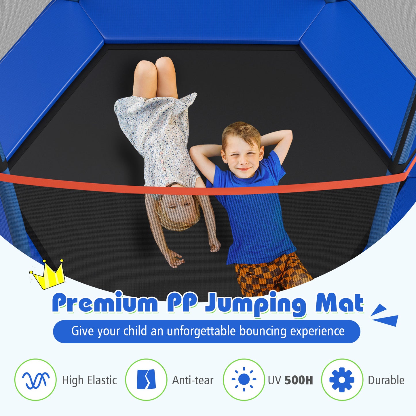 7 Feet Kids Recreational Bounce Jumper Trampoline