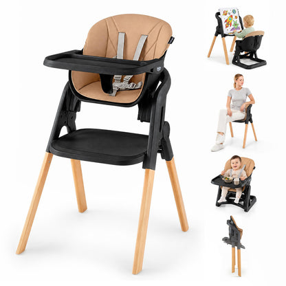 7-in-1 Convertible High Chair with Adjustable Tray