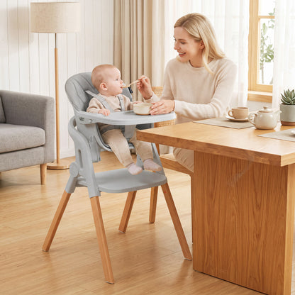 7-in-1 Convertible High Chair with Adjustable Tray