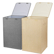 Beige Foldable Laundry Hamper