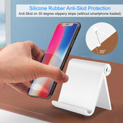 Desktop Phone Stand Tablet Holder 100° Adjustable Multi-Angle for Smartphone Pad E-Reader