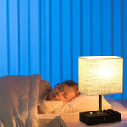 Fully Dimmable Table Lamp for Bedroom Living Room Bedside Lamp