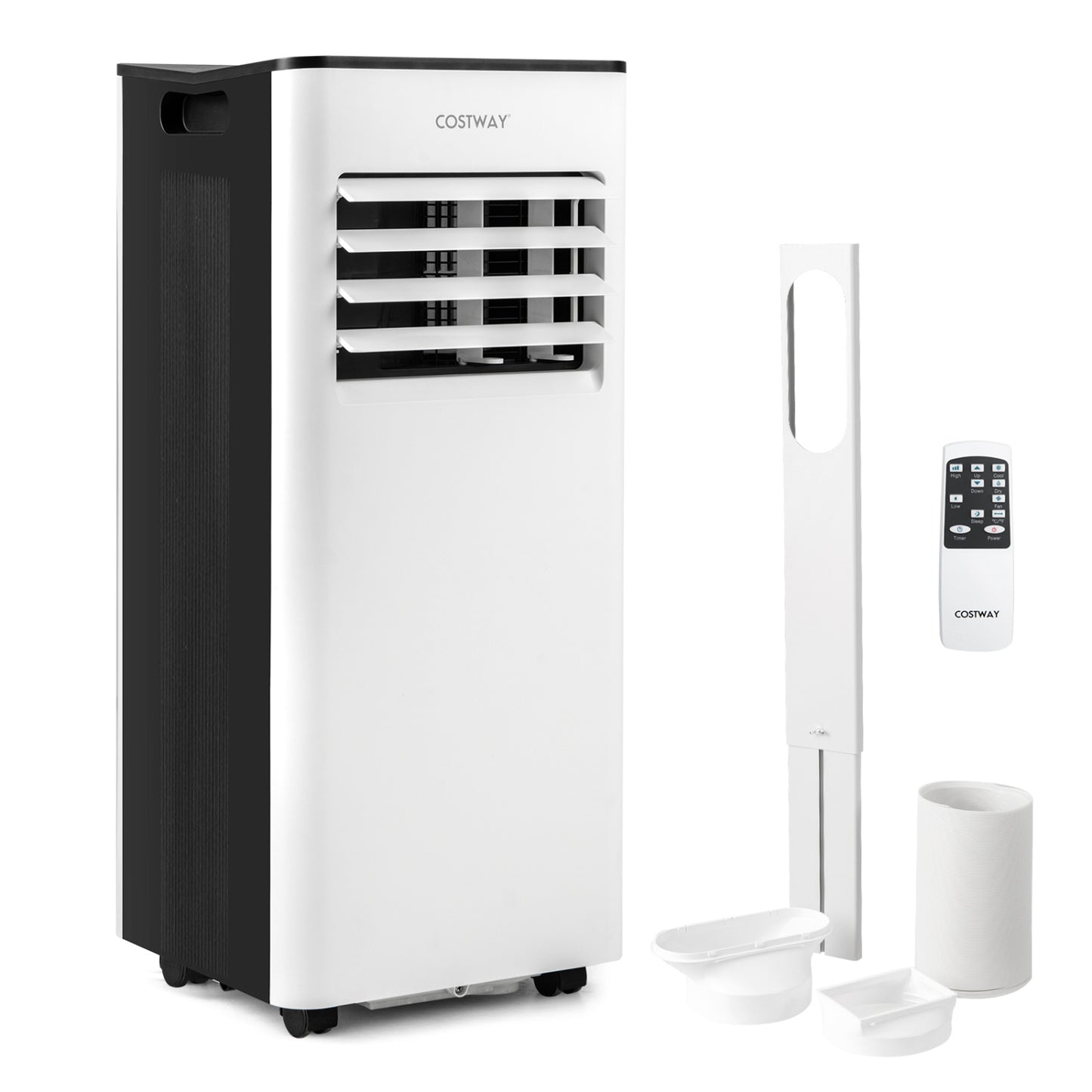 8000 BTU Portable Air Conditioner with Fan and Dehumidifier and LED Display