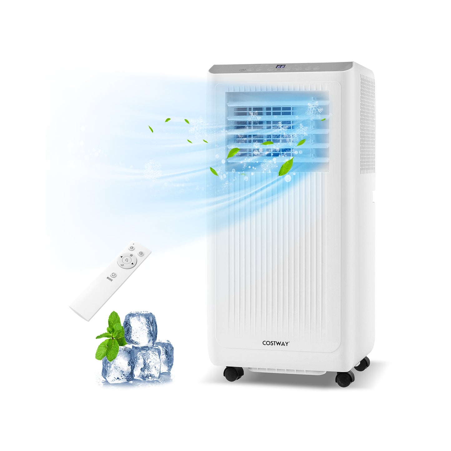 8000 BTU Portable Air Conditioner with Dehumidifier