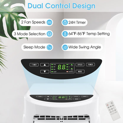 8K BTU AC with Dehumidifier & Sleep