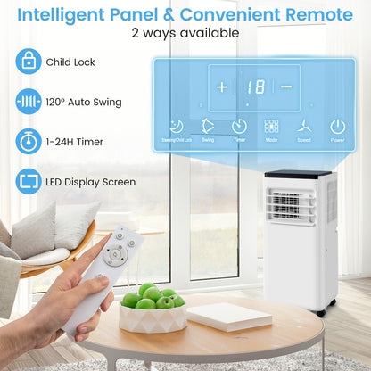 Portable Air Conditioner 8000 BTU with Remote Control