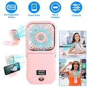 5 In 1 Folding Mini Fan