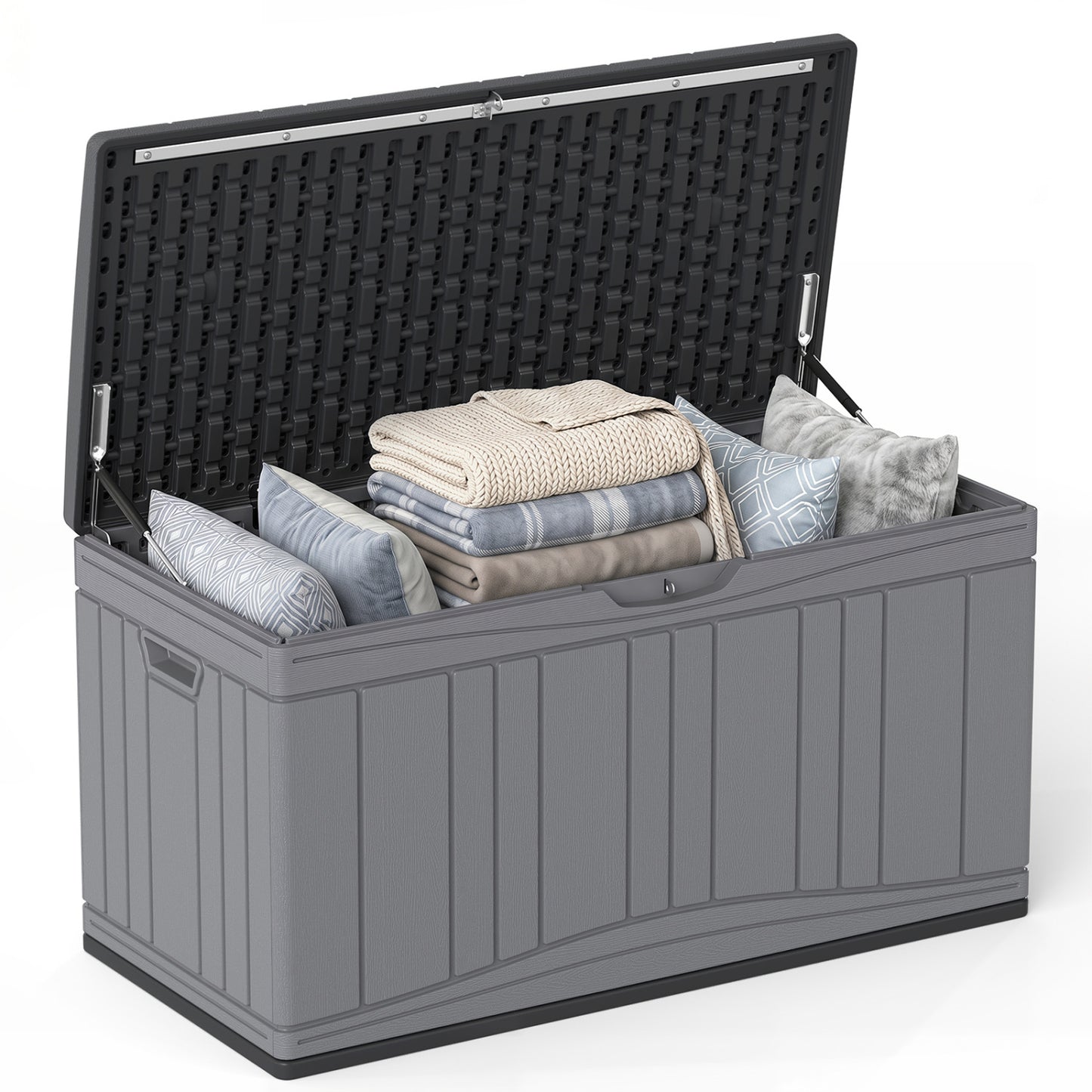 80 Gallon Outdoor Deck Box with Lockable Lid