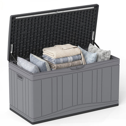 80 Gallon Outdoor Deck Box with Lockable Lid