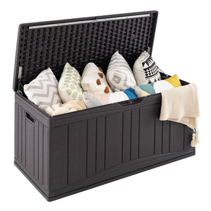80 Gallon Outdoor Deck Box with Lockable Lid