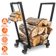 18.5x10.86x23.42in Firewood Log Rack 661LBS