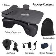 Car Air Mattress Bed Portable Travel Camping Sleep Mat Car Inflation Bed For Trip