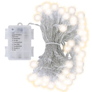32.8Feet Globe String Lights Battery Powered Waterproof Decorative Fairy Lamp