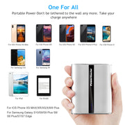 PowerMaster 12000mAh Portable Charger with Dual USB Ports 3.1A Output Power Bank