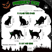 Halloween Cat Yard Sign Decorations