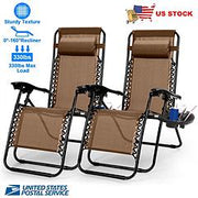 2Packs Zero Gravity Lounge Chair