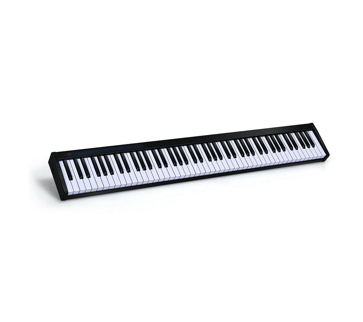 88-Key Portable Electronic Piano with Voice Function-Black