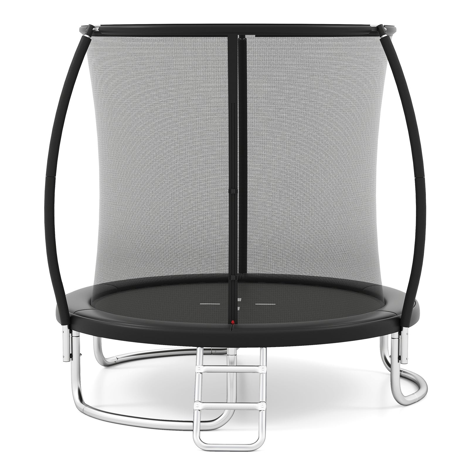 8FT Outdoor Heavy-Duty Recreational Trampoline-Black
