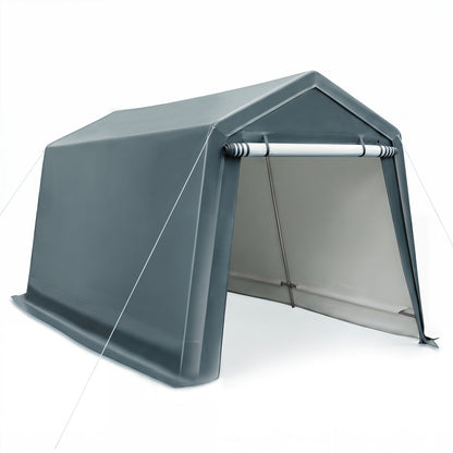 Outdoor Storage Shed 8.3 x 14 Ft with Roll-Up Zipper Door