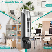 2 Pieces Mini Ionic Whisper Home Air Purifier for Dust and Smoke