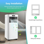 8,000 BTU Portable AC 3-in-1