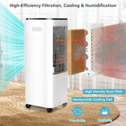 4-in-1 Air Cooler - 12L Tank & 4 Ice Packs