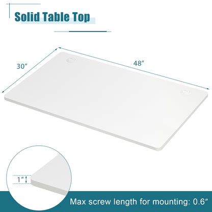 48-Inch Universal Office Desktop for Sit-Stand Desk Frames