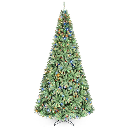 Artificial Christmas Tree with Pre-Lit LED Lights