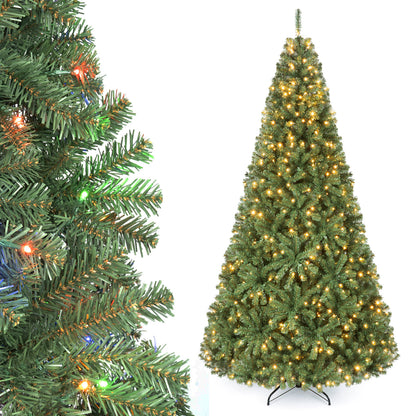 Artificial Christmas Tree with Pre-Lit LED Lights